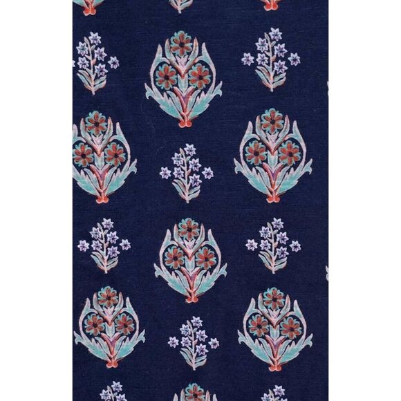 Maeve By Anthropologie Sleeveless Floral Button-Front Top With Pintuck Details - Picture 4 of 8